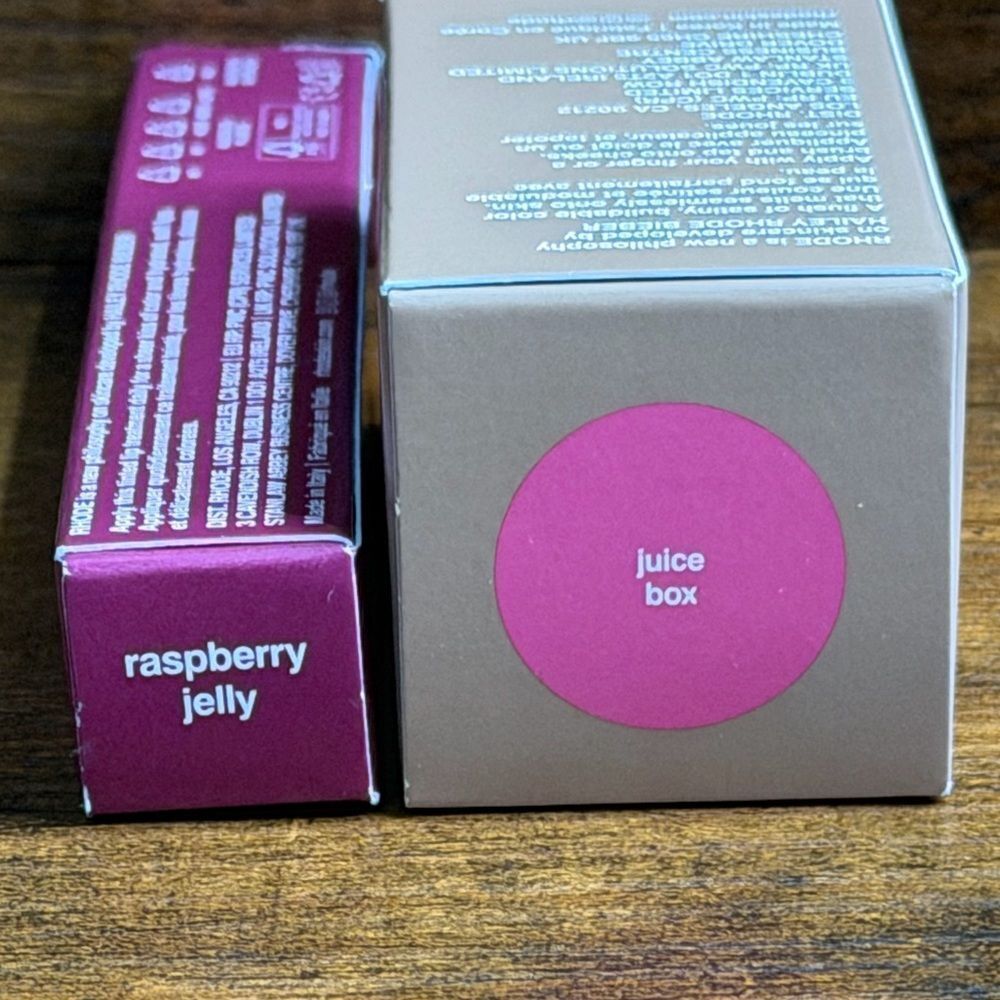 ✨ RHODE Makeup Duo – Lip Tint Rasberry Jelly + Pocket Blush in Juice Box✨NEW - Picture 3 of 16
